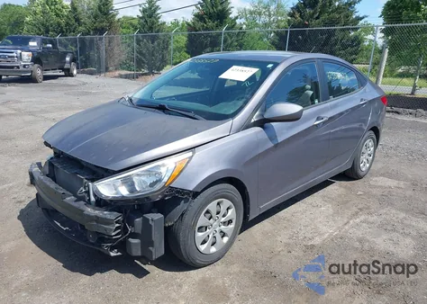 2016 Hyundai Accent Se from USA, damaged, VIN KMHCT4AE7GU003515